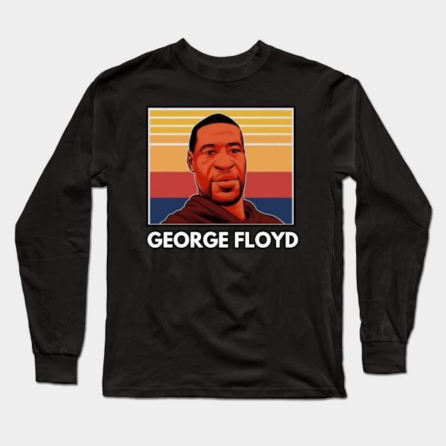 George Floyd I Can't Breathe. Long Sleeve T-Shirt by MN-STORE